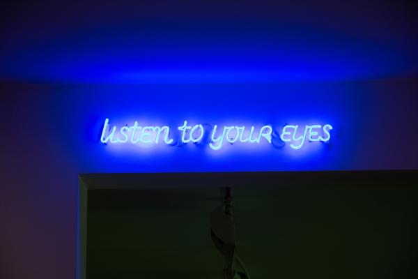  Kunstwerk auf der Ausstellung Listen to Your Eyes in Spoleto 